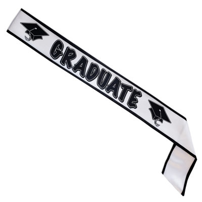 Graduate Satin Sash - Pack of 6