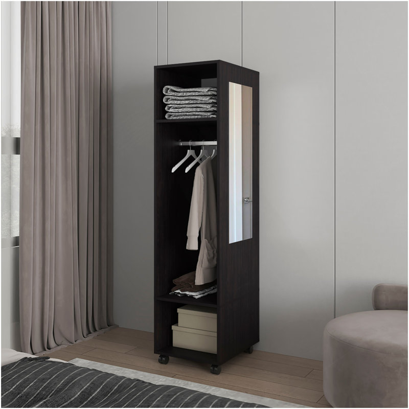 Wardrobe Devon, Bedroom, Black, Black