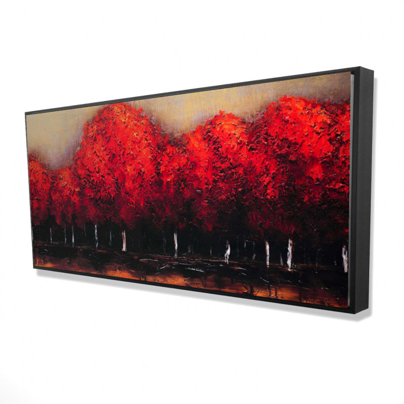 " Red Dark Trees "