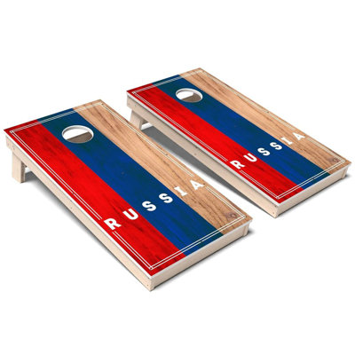 Ensemble de planches de cornhole composites toutes saisons International Flag 2.0