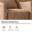 Walbert Modern Boucle Wingback Accent Chair With Pillow And Solid Wood Legs Set of 2-1903729643
