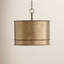 Luminaire suspendu tambour 1 lumière Fintan
