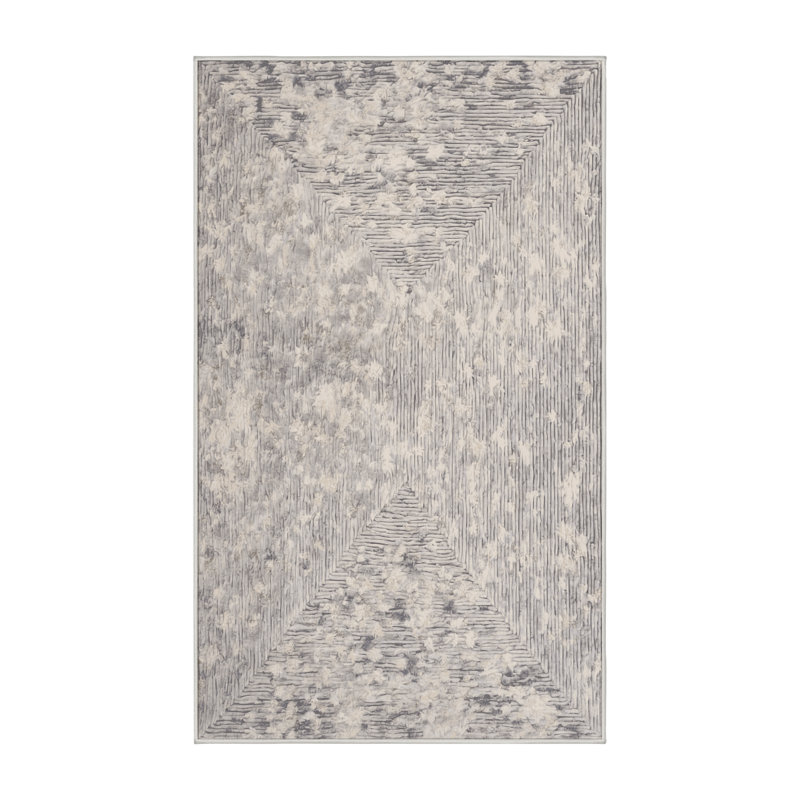 Tapis beige lavable à la machine, Rectangle 8 pi x 10 pi