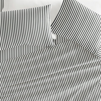 Simply Soft Stripe Ribbon Microfiber Sheet Set