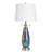 Glass Table Lamp - Wellen - White Shade