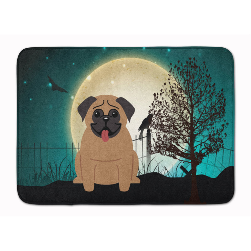 Tapis pour salle de bain Dun Halloween, Brun