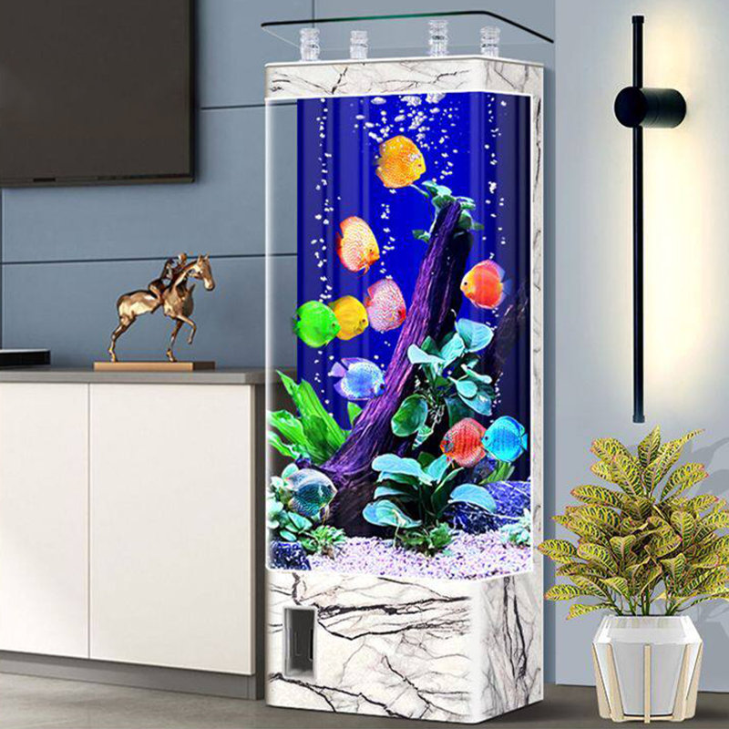 Aquarium moderne en verre acrylique 20 à 20 gallons Eco, 15.75, Couleur de l'image