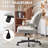 Modern Cross Legged Office Chair With Adjustable Armrest And Swivel Wheels-1641966354