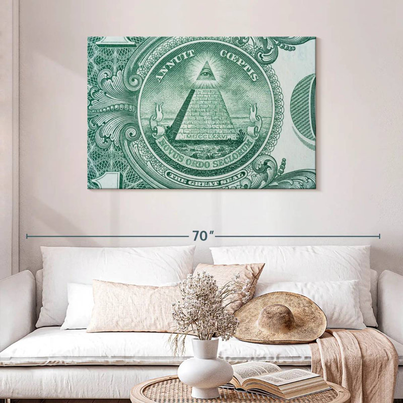 Kerner US Dollar Bill, 30" H x 45" W