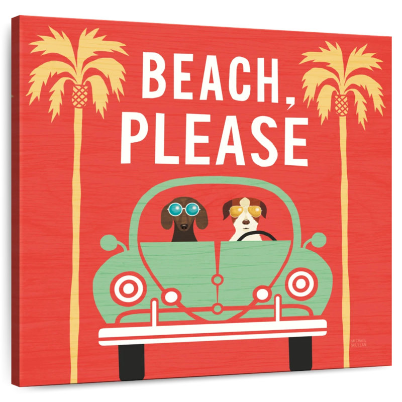 Beach Bums Beetle, 20" H x 20" W