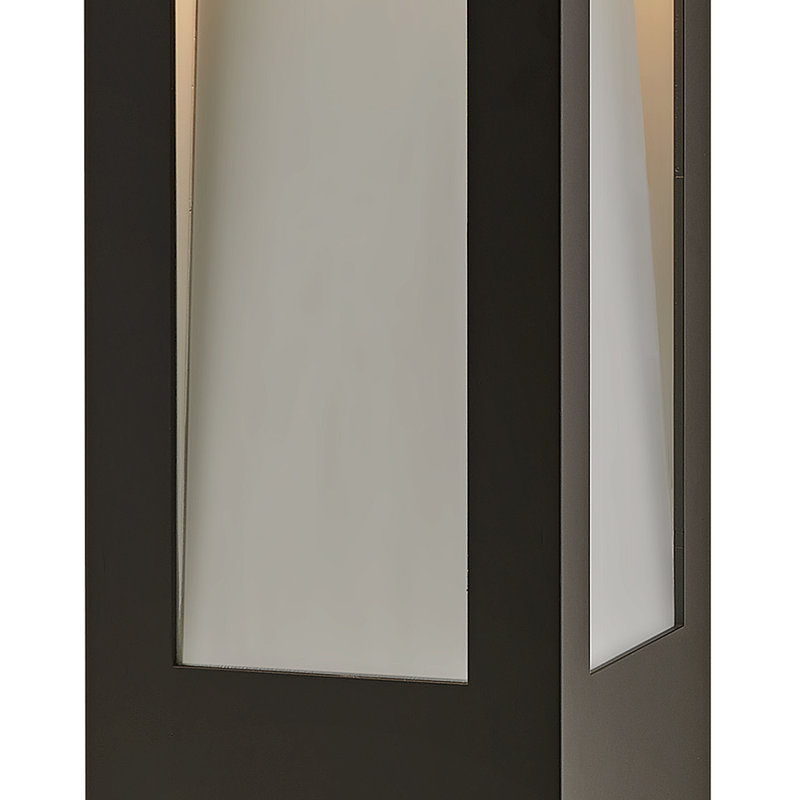 Taper Integrated LED Metal Bollard Light, Bronze