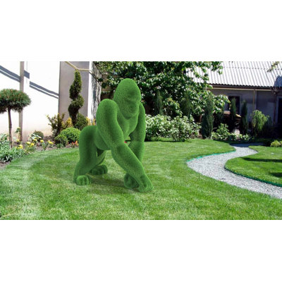 Topiaire de gorille en plein air