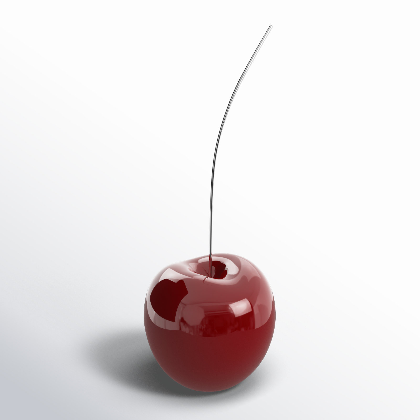 Izara Sculpture, 22" H x 6.5" W x 8.5" D, Dark Red