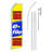 Double Sided 144'' H x 30'' W Polyester Flag Set