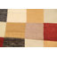 Tapis multicolore noué à la main 3 pi 1 po x 4 pi 5 po One-of-a-Kind