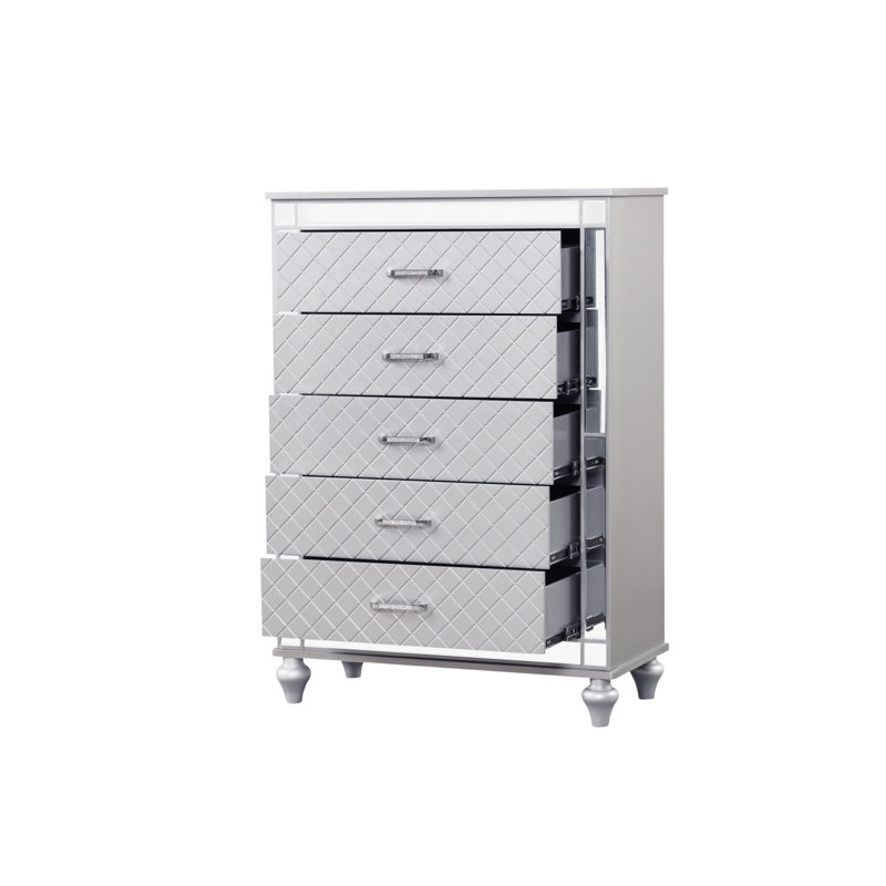 Commode argentée, commode argentée, Argent argent