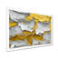 Jaune et gris abstrait Grove Harmony II - Art abstrait de suprématisme-168419261-168419260-168419250