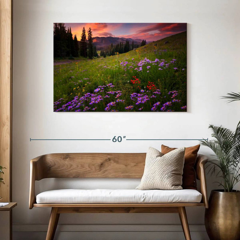 Alvord Rocky Mountains Wildflowers, H 30 po x l 45 po