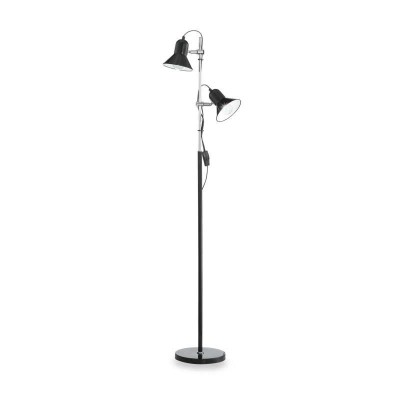 Polly 154cm Uplighter Floor Lamp, Black