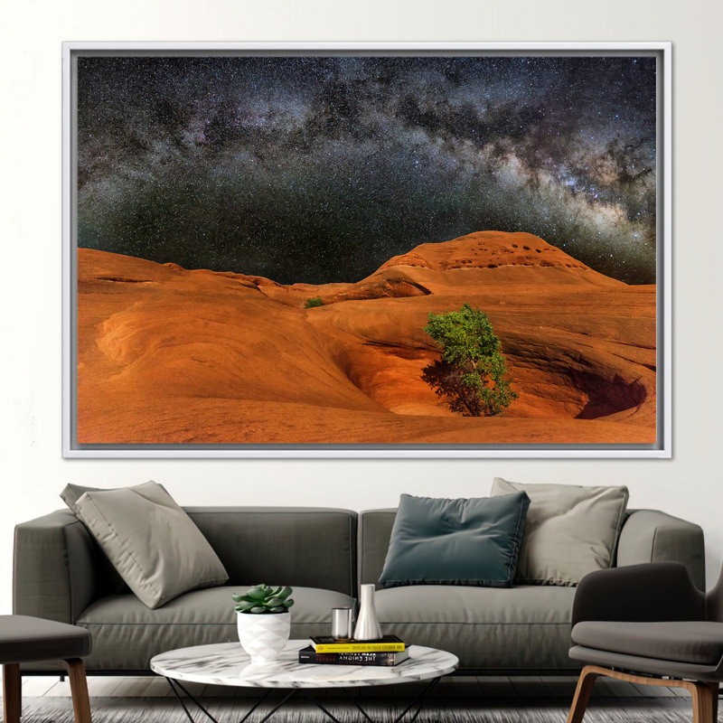 Affiche de paysage de la Voie Lactée, Art sur toile, Art sur arbre, Art mural sur arbre seul, Art sur toile ciel étoilé, Art sur toile, Cosmos sur toile,