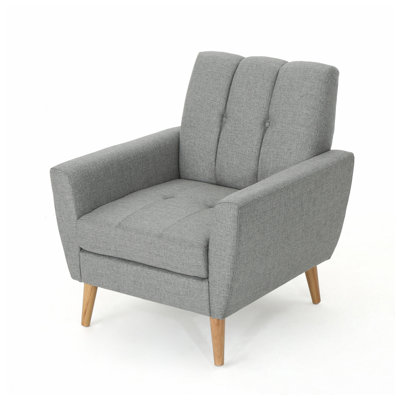 Christopher Knight Home 32" W x 30.75" D x 33.5" H Polyester Blend Channel Stitch Club Chair