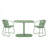 Gunner Oval Metal Folding Bistro Set-1921978222