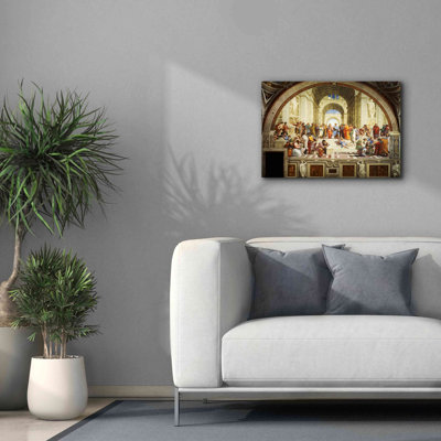 «The School of Athens» par Raphael, art mural sur toile
