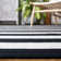 Brookvale Striped Hand-Woven Cotton Area Rug in Black/Ivory