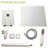Dual Shower Head In Brushed Nickel - 10 Inch Square Ceiling Mount With Rainfall And Handheld Shower, Easy To Install Rain -Balanced Valve Detachable-121245157
