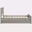 Lit plateforme simple avec lit gigogne-695590515
