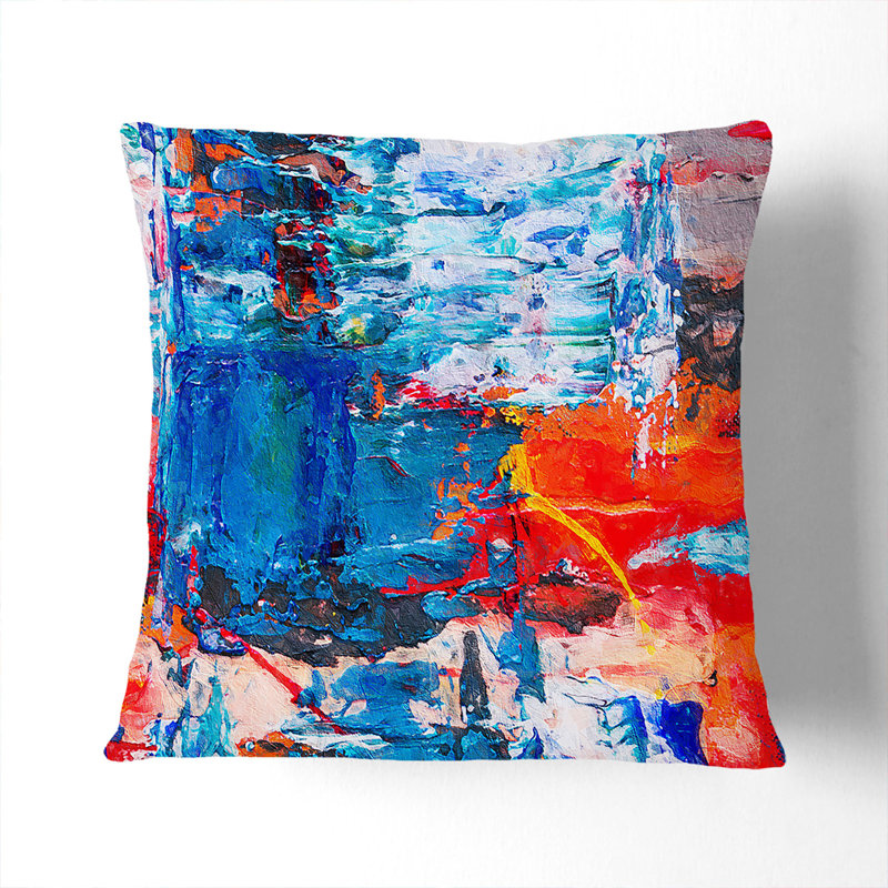 Abstract Square Cushion, 40 x 40 cm