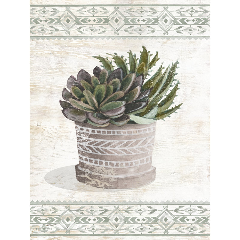 Aztec Succulent VI par Cindy Jacobs, H 18 po x l 12 po