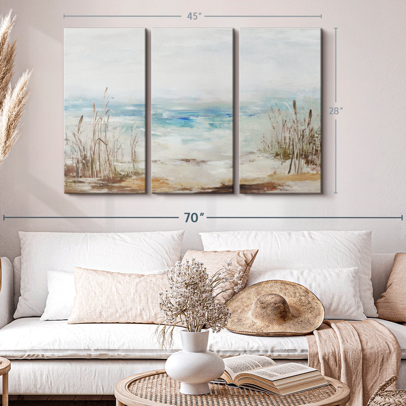 " Waves From A Distance ", 28" H x 45" W