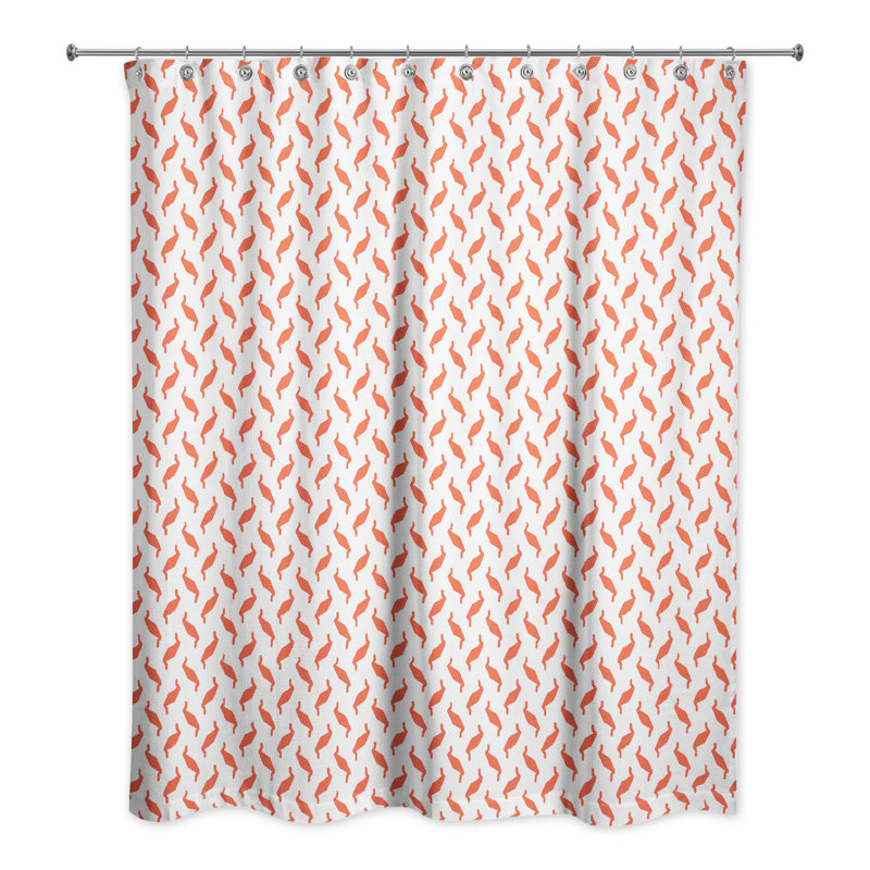 Florizel Shower Curtain, Red