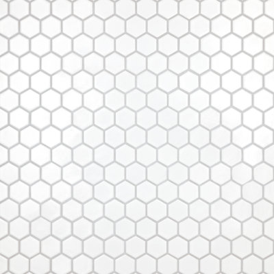 Hudson Due 2" Hex 10-7/8 " x 12-5/8 " Porcelain Mosaic Floor and Wall Tile