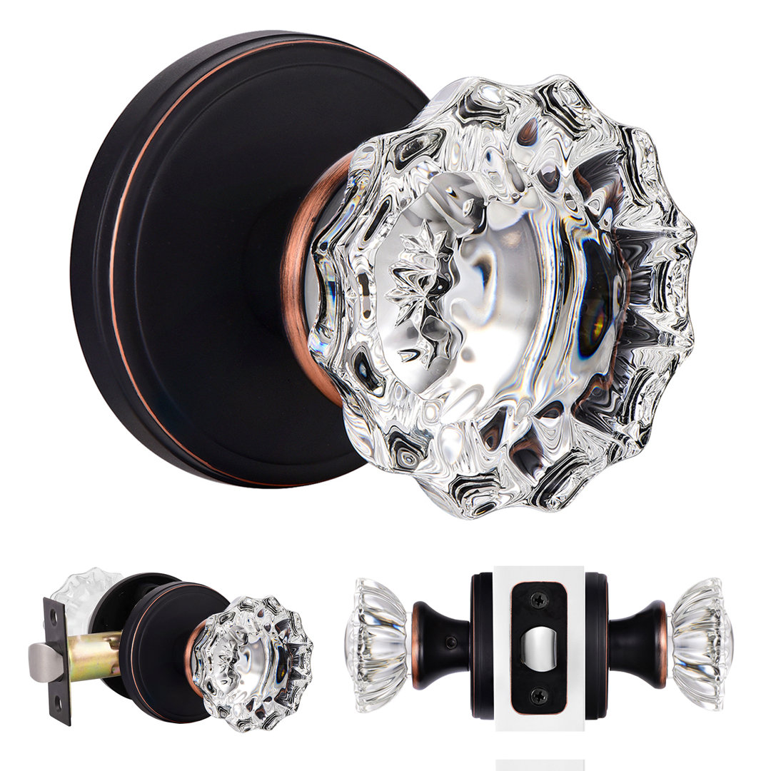 Coolnews Retro Elegant Series Crystal Passage Door Knobs coolnews 
