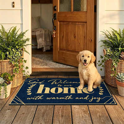  Tapis d'entrée antidérapant pour l'intérieur et l'extérieur, 24 po x 36 po
