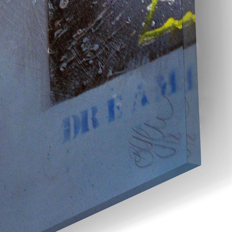 Sur impression plastique / acrylique, H 16 po x l 12 po x P 0,13 po