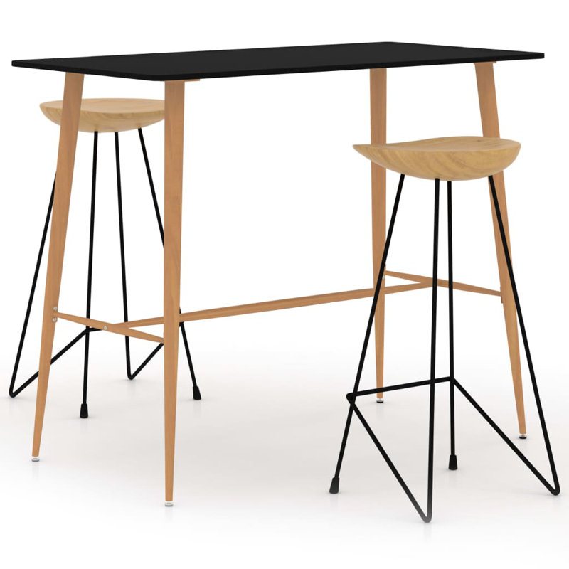 Jaran 2 - Person Dining Set, Black