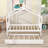 Wooden House-Shaped Bed With Sky Roof And Twin Pull-Out Trundle-598758298-598758300