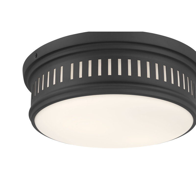 Plafonnier encastré 2 lumières Velune, Noir mat