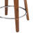 Mundrae Swivel Upholstered Barstool With Wood Frame, Rubber Wood Legs-1674419005