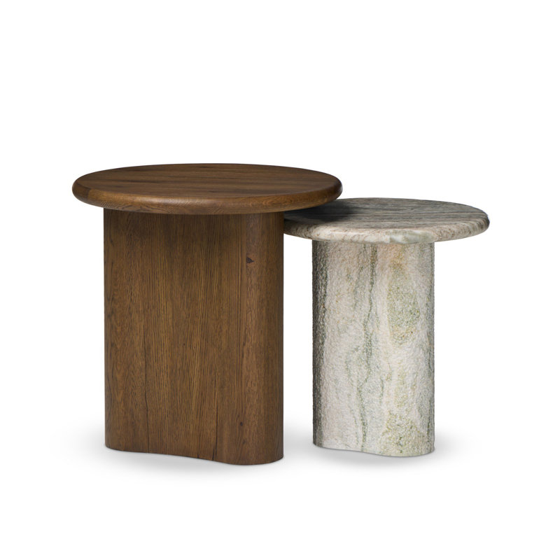 Waylie Nesting End Tables-Rustic Fawn