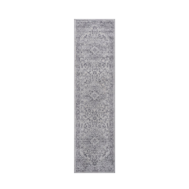 Collection 2X8 Silver / Oriental Runner Rug