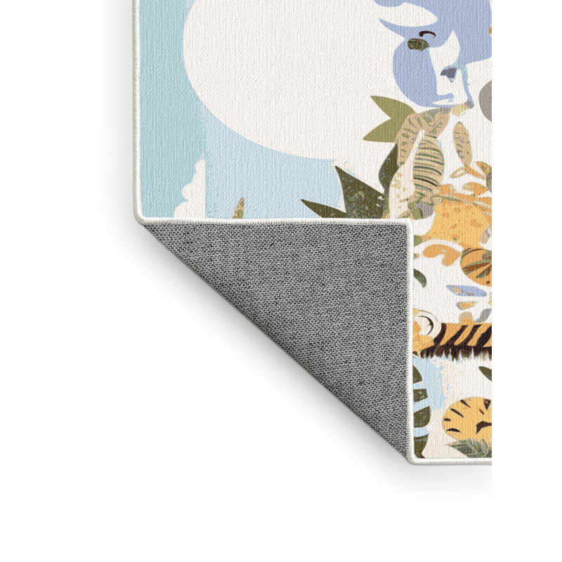 Tapis lavable Indigo, Rectangulaire 2 pi x 3 pi