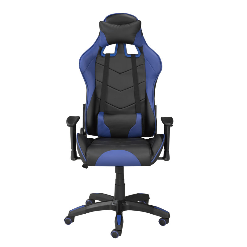 Fauteuil de jeu tilt & reincline racing, Noir / Bleu