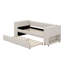 Lit simple tapissier avec rangement et lit gigogne simple, ports de chargement USB-222792013