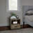 Stackable Side Table with Drawer, Gray-1971303243