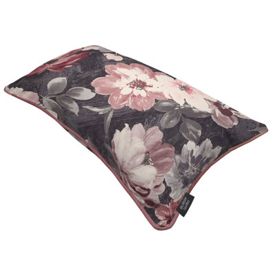 Indoor / Outdoor Floral Rectangular Lumbar Cushion