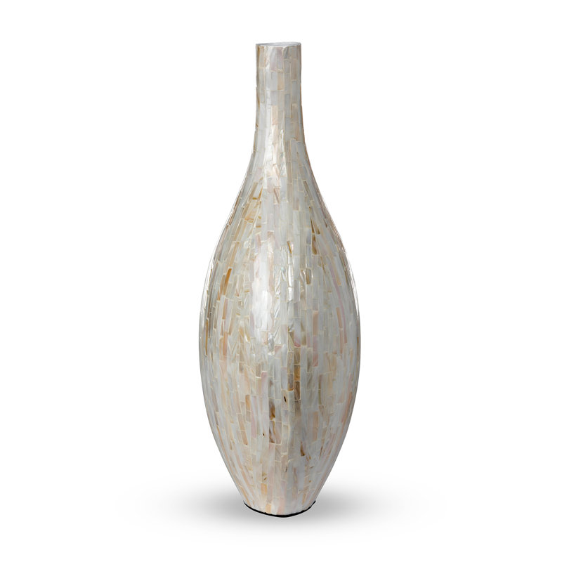 Capraia Coast Mosaic Vessel, Mother Of Pearl